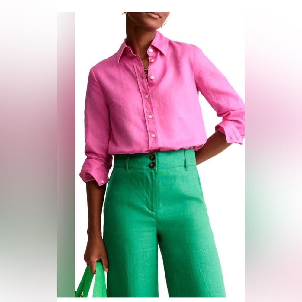 Boden Pink Button Down Shirt